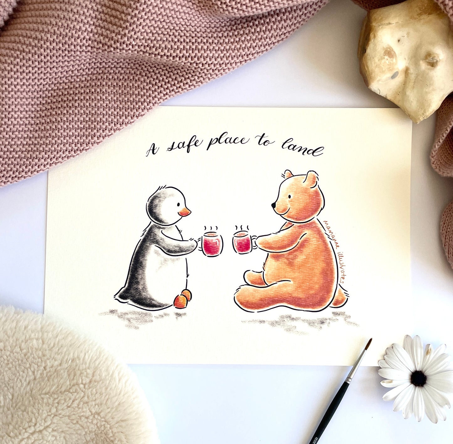 A Safe Place To Land Art Print