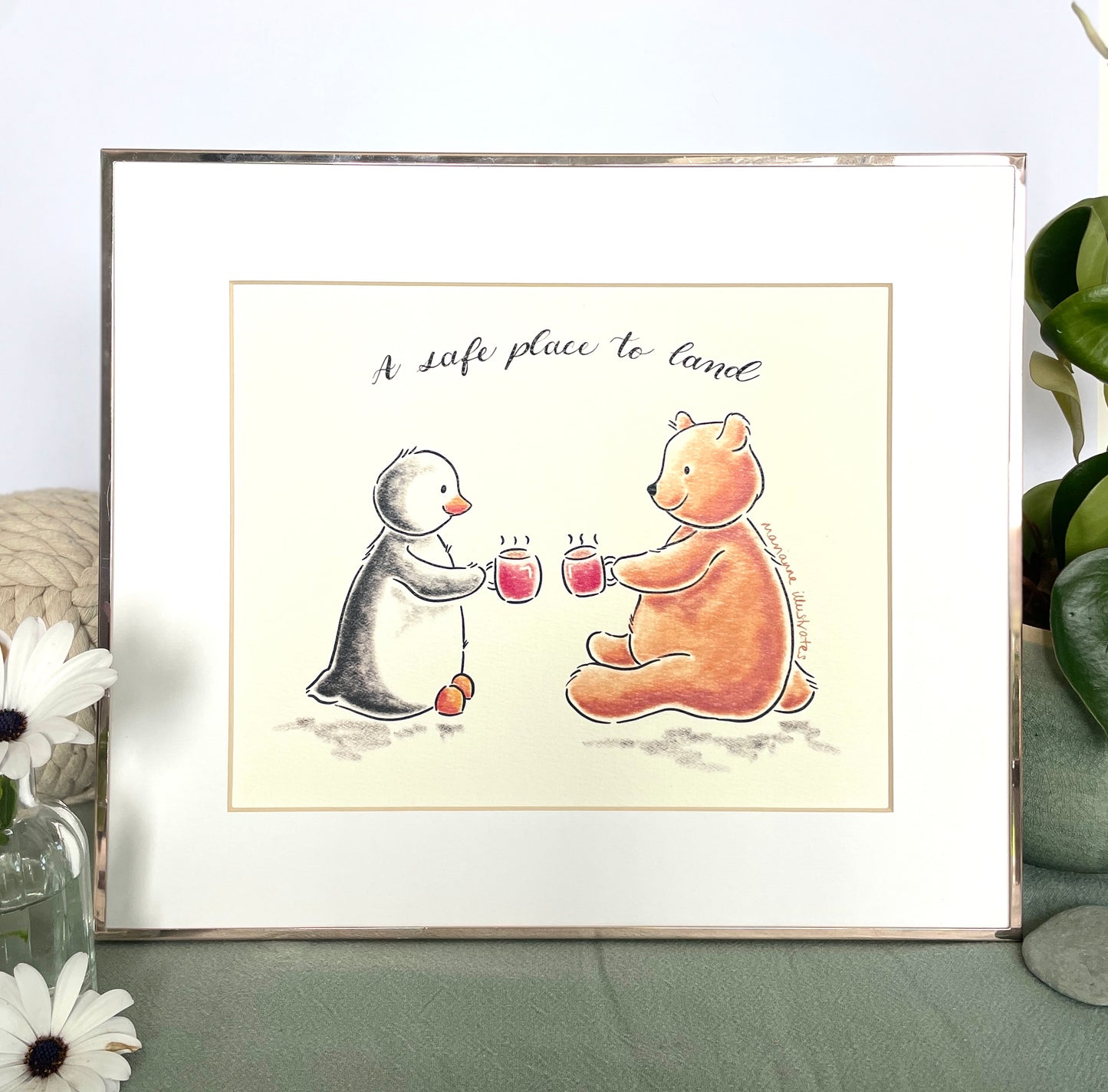 A Safe Place To Land Art Print