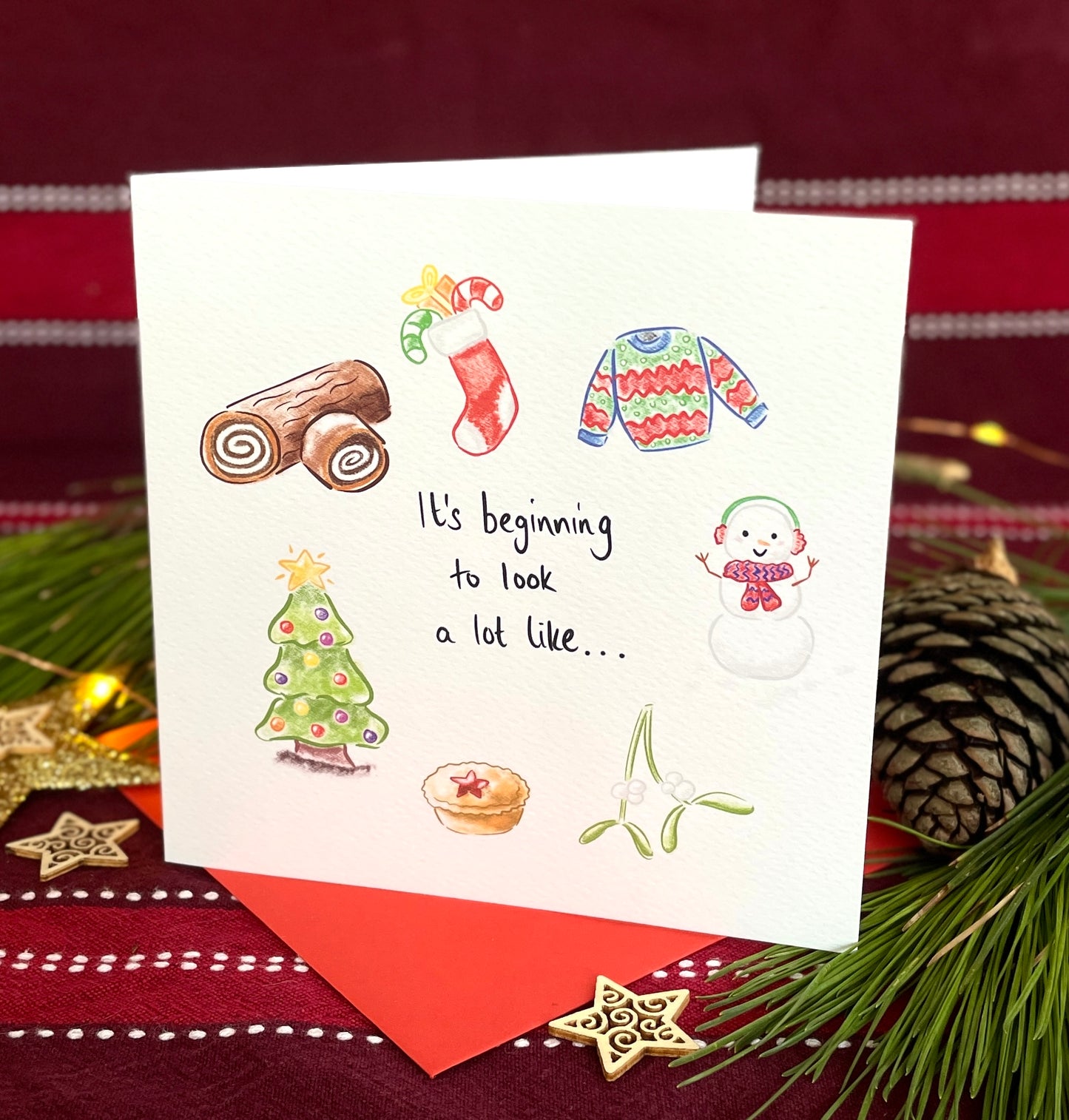 It's Beginning To Look a Lot Like Christmas Card