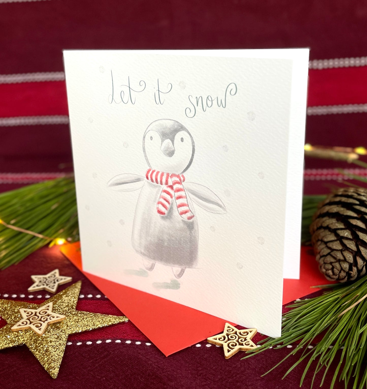 Let It Snow Christmas Card