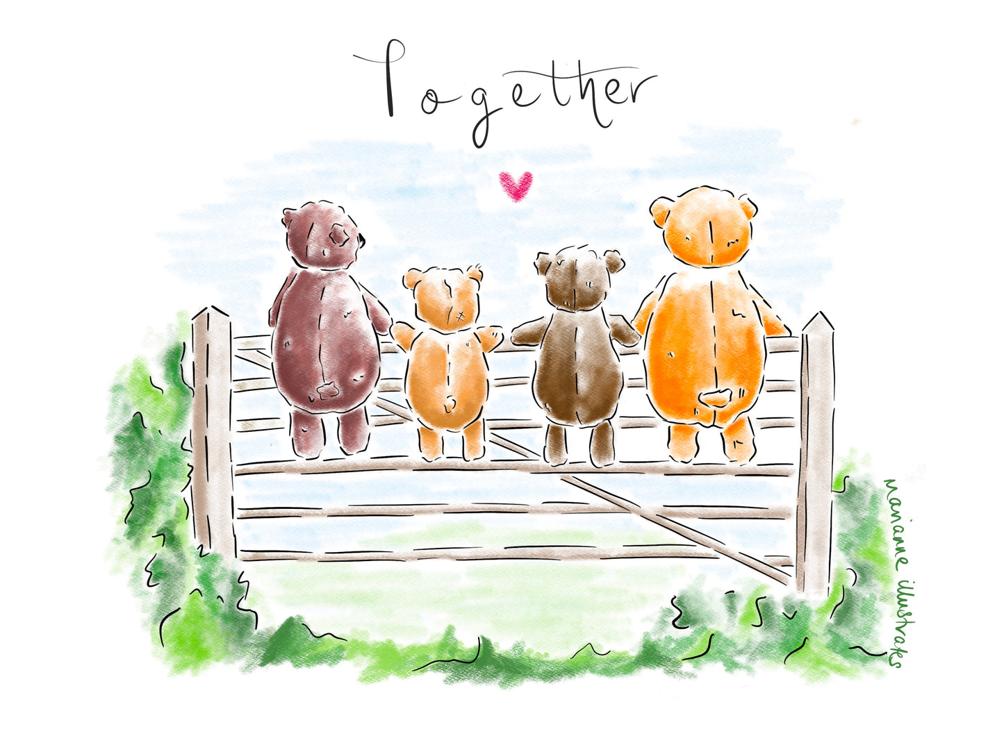 Together Art Print