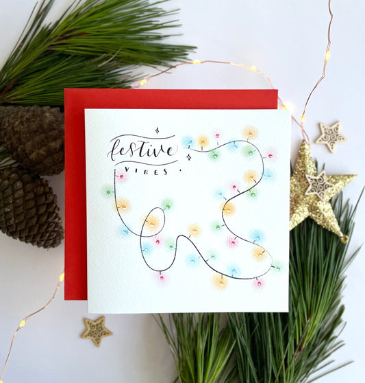 Festive Vibes Christmas Card