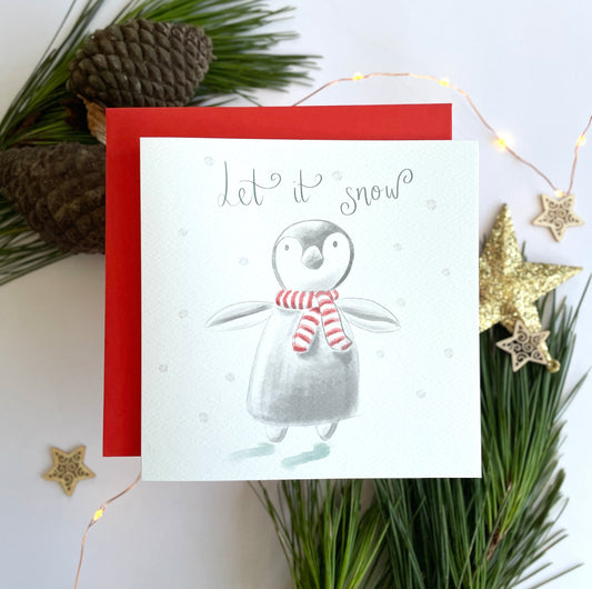 Let It Snow Christmas Card