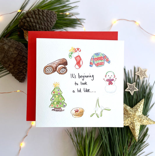 It's Beginning To Look a Lot Like Christmas Card