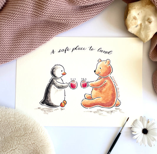A Safe Place To Land Art Print