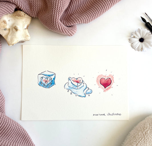 Thawing Art Print