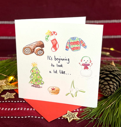 It's Beginning To Look a Lot Like Christmas Card