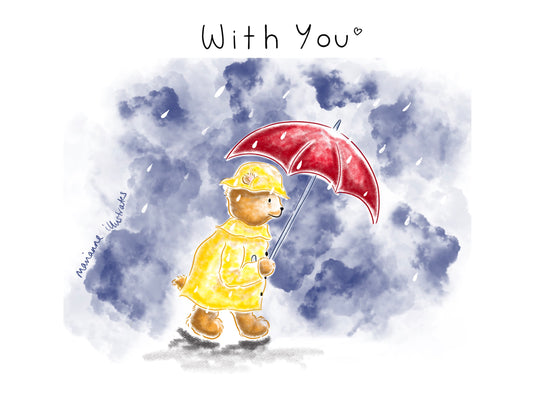 With You Greetings Card