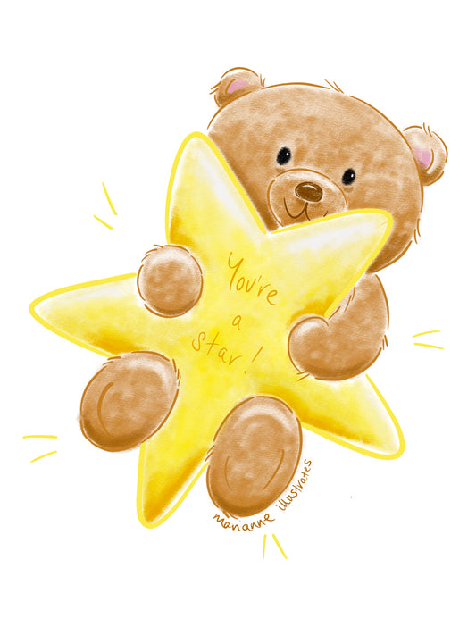 You're a Star Greetings Card